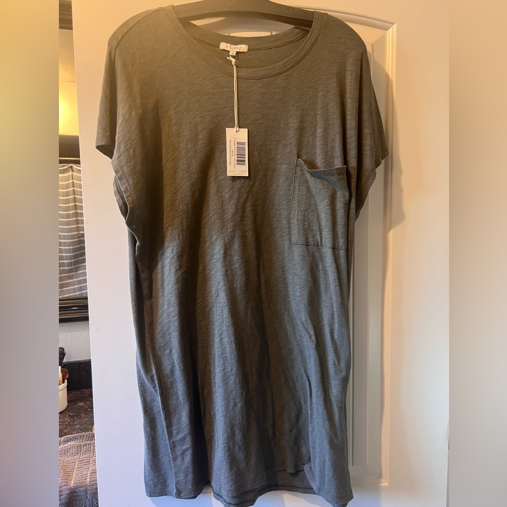 Z Supply cotton t shirt dress size Large